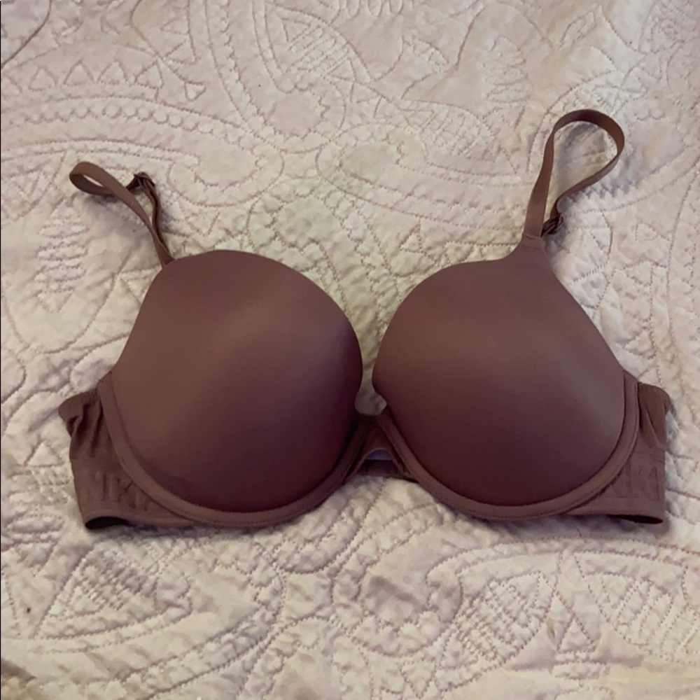 dusty rose push up victoria secret pink bra